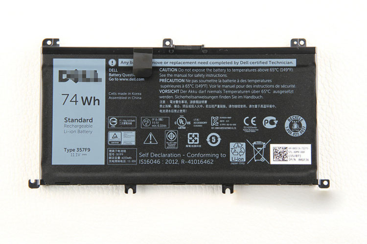 Batterier Dell precision 3510 m3510 74Whr