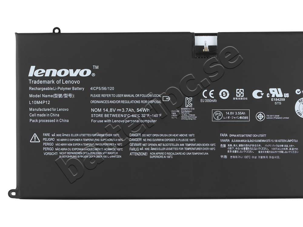 54Whr Lenovo IdeaPad IdeaPad Z500 Original Batterier