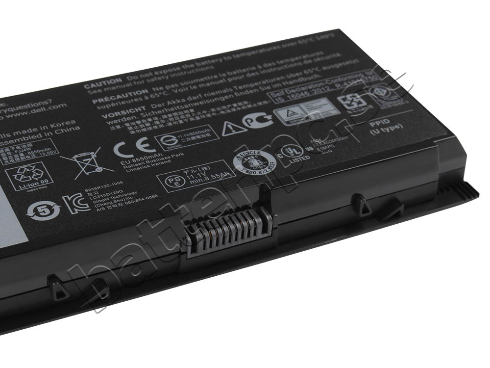 97Whr Dell Precision M6800 P30F Original Batterier