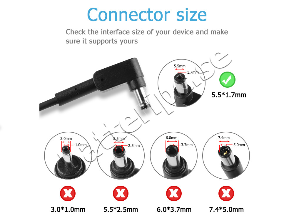 45W AC Adapter Laddare Packard Bell EasyNote G71BM-26V0