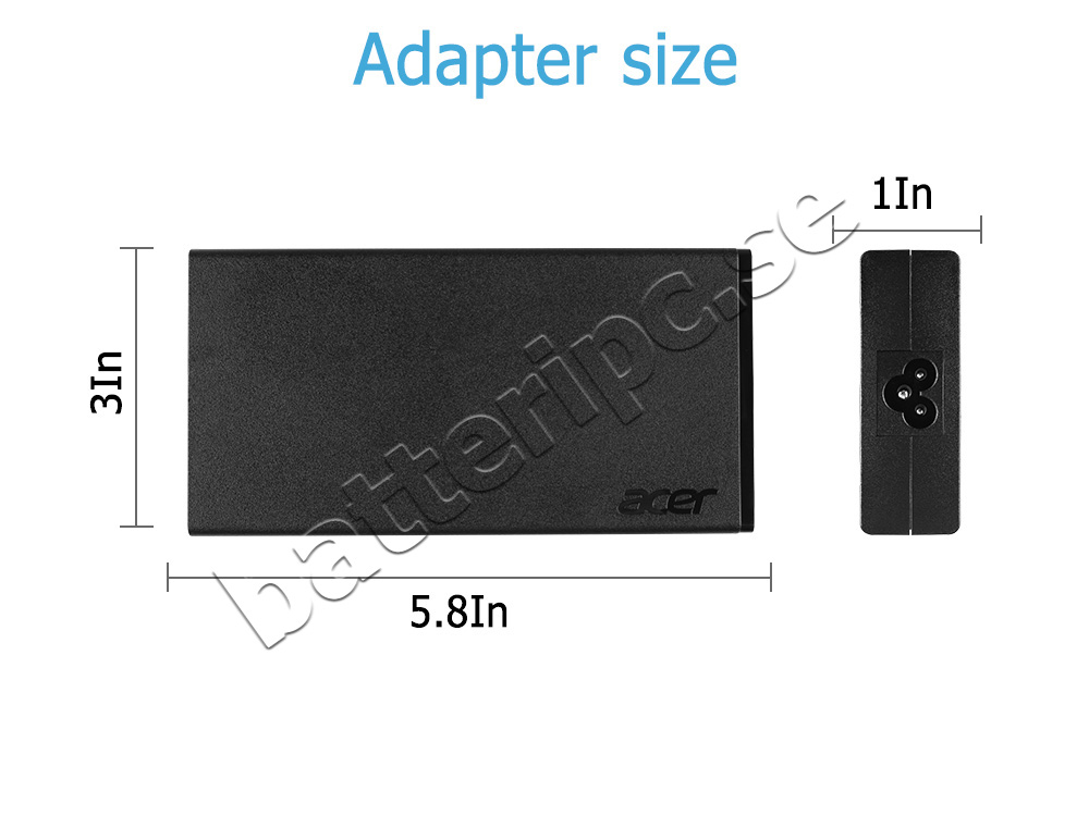 135W AC Adapter Laddare Acer Aspire V15 Nitro VN7-592G + Kabel