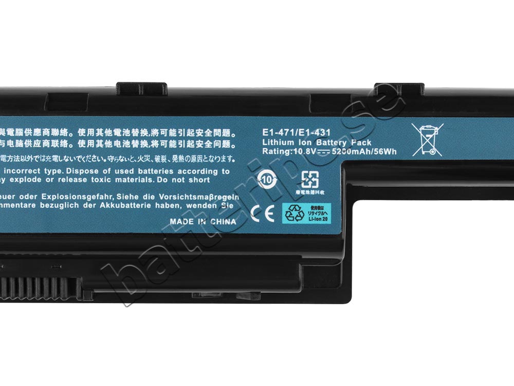 5200mAh Batterier Acer Aspire V3-7710 V3-7710G