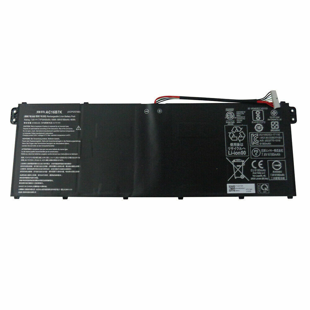 6440mAh 48Wh Batterier Acer AC16B7K AC16B8K
