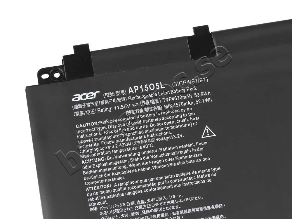 4670mAh 53.9Wh Batterier Acer Chromebook 15 CB315-2HT-44MJ