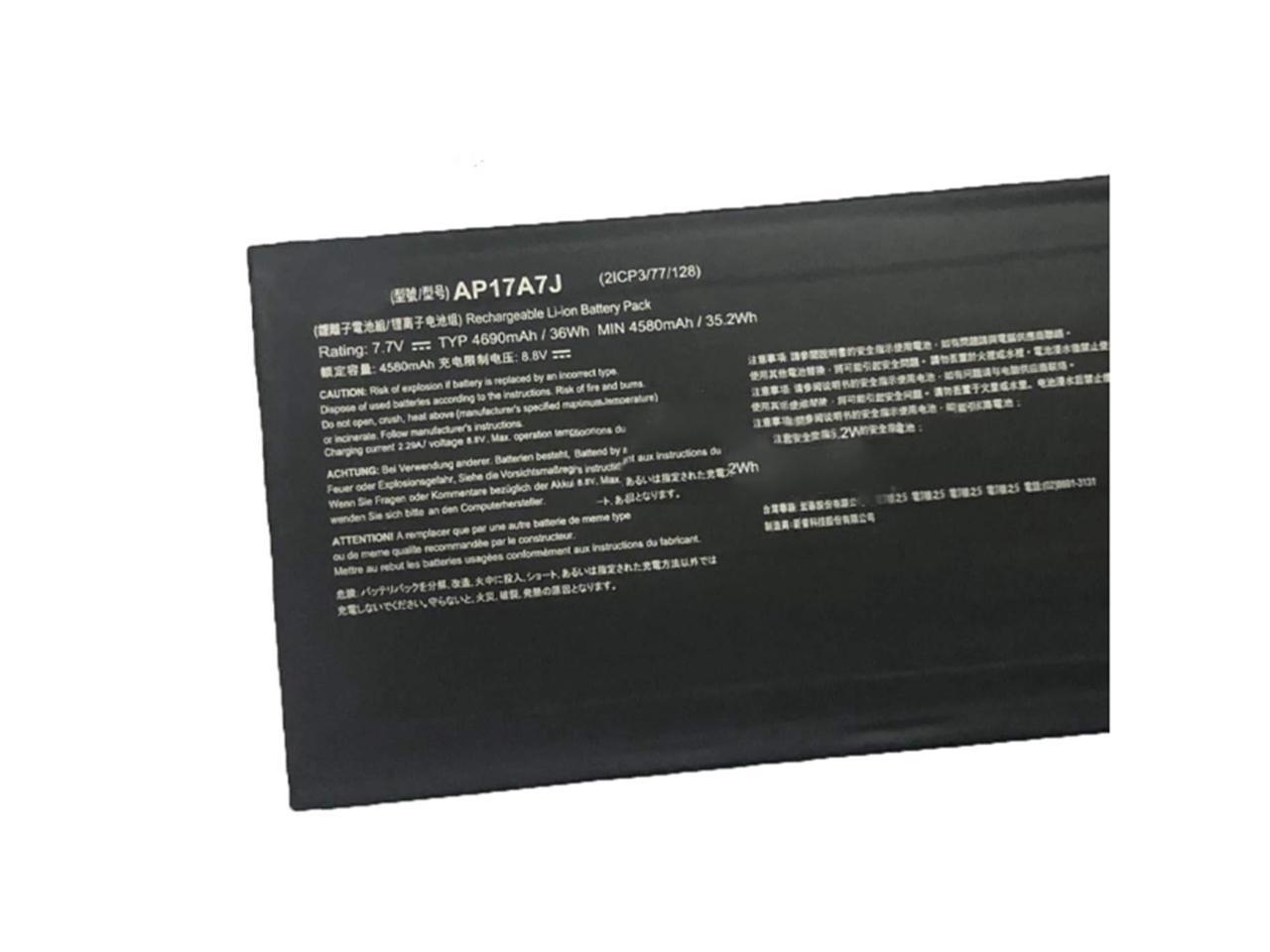 4580mAh 36Wh Batterier Acer Swift 7 SF714-51T-M9H0