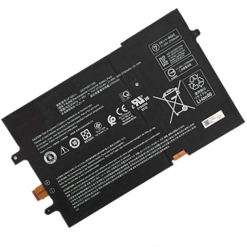 2770mAh 31.9Wh Batterier Acer AP18D7J