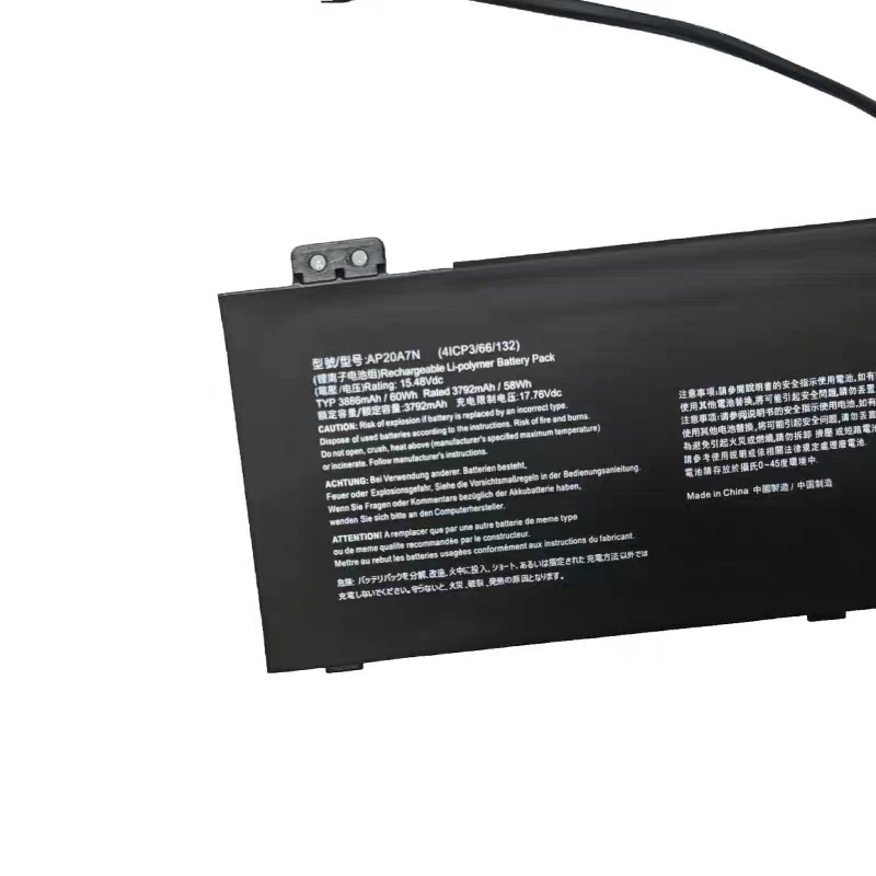 Batterier Acer AP20A7N 3886mAh 60Wh