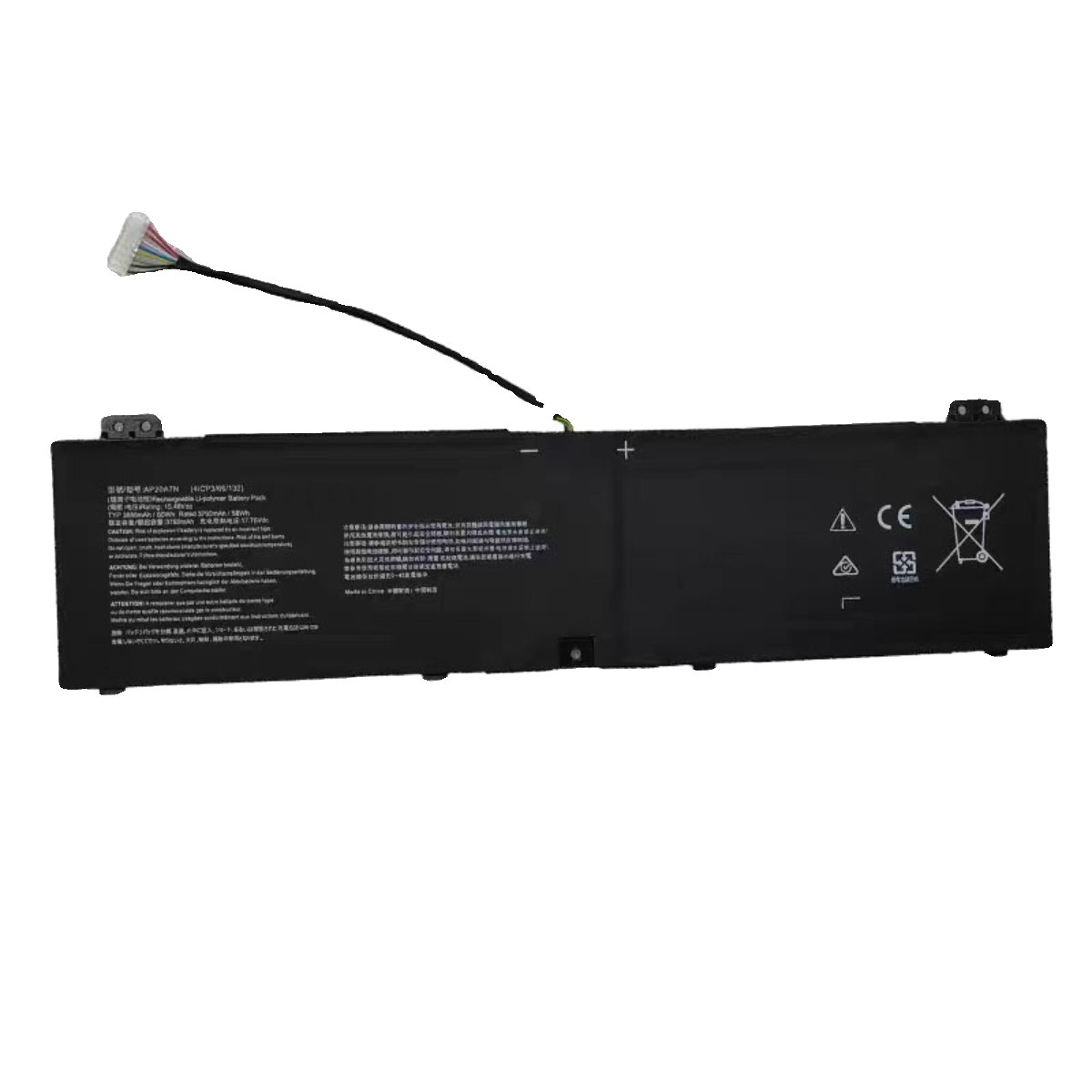 Batterier Acer AP20A7N 3886mAh 60Wh