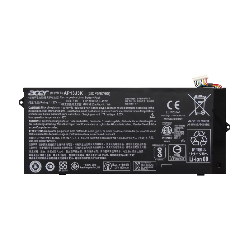 3990mAh 45Wh Batterier Acer Chromebook 11 C732L
