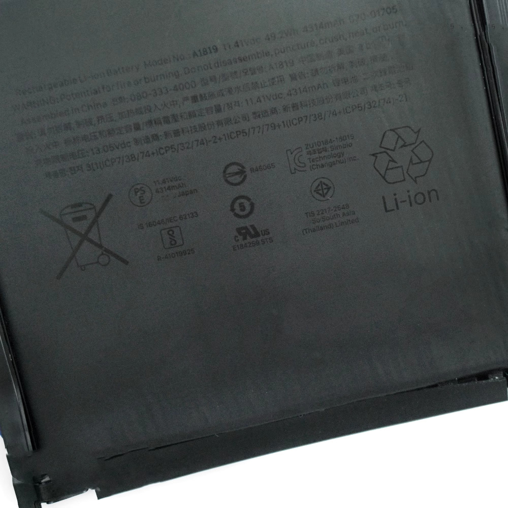 49.2Wh Batterier Apple MacBook Proffs 13 2016 cuatro puertos Thunderbolt 3