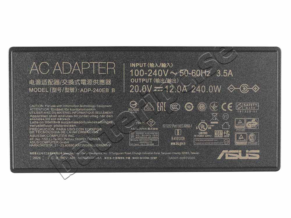Original 240W Laddare Asus A20-240P1A AC Adapter