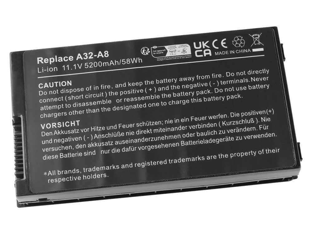 4800mAh 49Wh Batterier Asus F8Tr