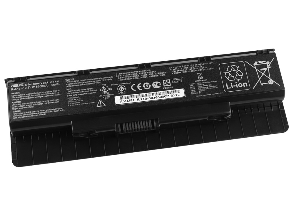 Batterier Original Asus N46VJ-V3036D 56Whr