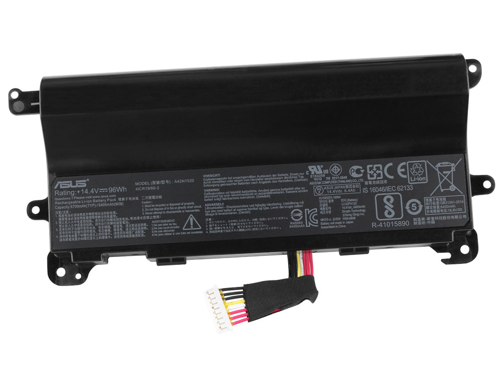 Batterier Original Asus A42N1520 90Wh