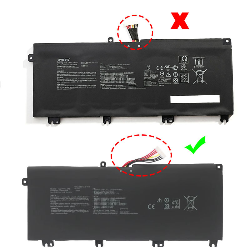 Batterier Asus TUF Gaming FX705DT-AL086T 4245mAh 64Wh