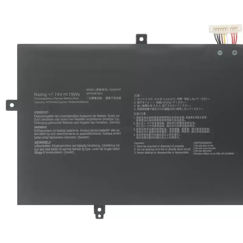 Batterier Asus 0B200-04160000 9690mAh 75Wh