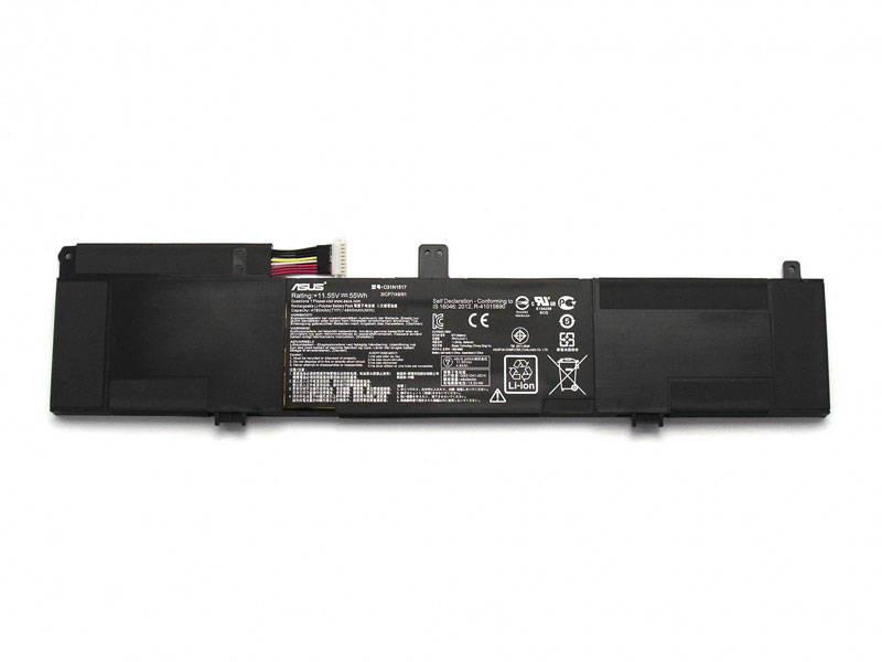 55Wh 4780mAh 3 celler Asus 0B200-01840000 Original Batterier