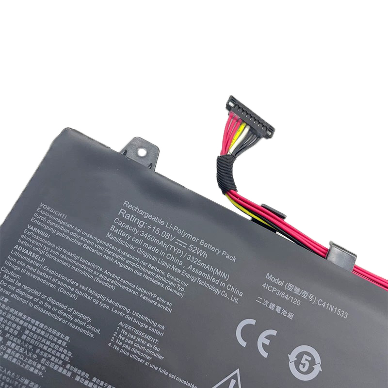 52Wh 3410mAh Original Batterier för Asus ZenBook Flip UX560UX