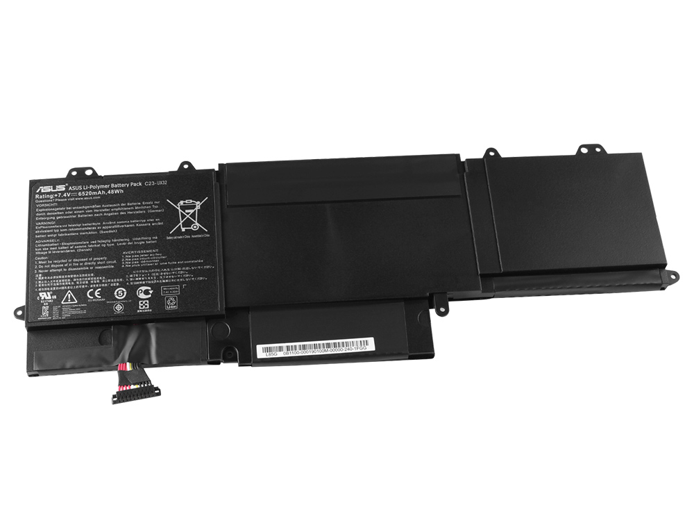 6520mAh Asus C23-UX32 Zenbook Prime Original Batterier