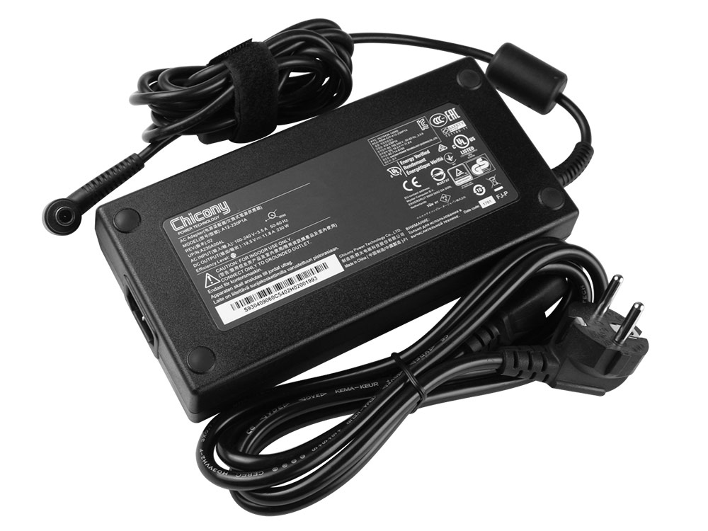 230W Laddare Fujitsu 34071755 AC Adapter + Kabel