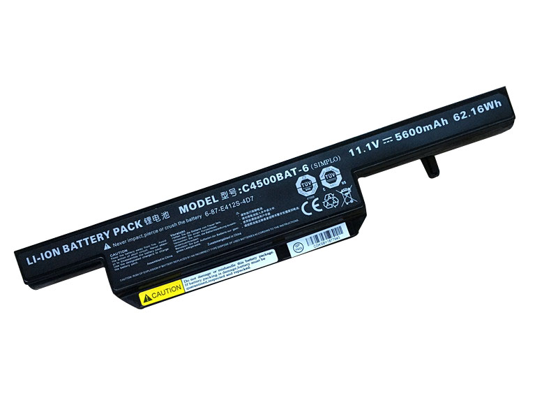5600mAh 62.16Wh Batterier Clevo 240CU 271EFQ