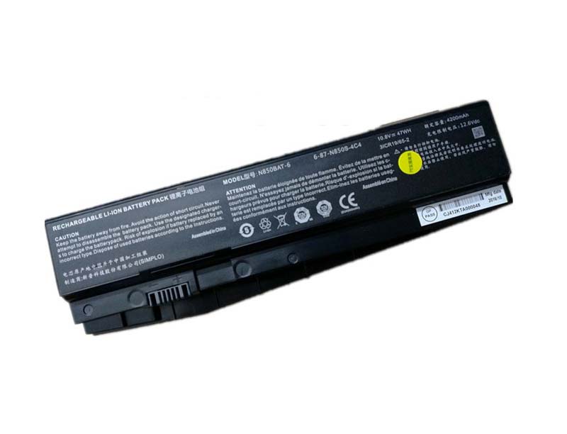 4200mAh 47Wh Batterier Clevo 6-87-N850S-4C4