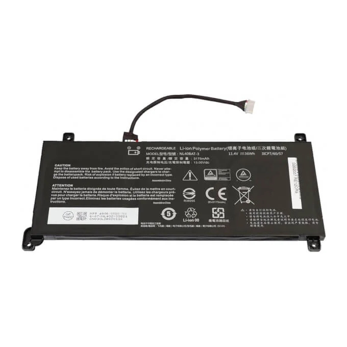 Original Batterier Clevo NL40BAT-3 3175mAh 36Wh