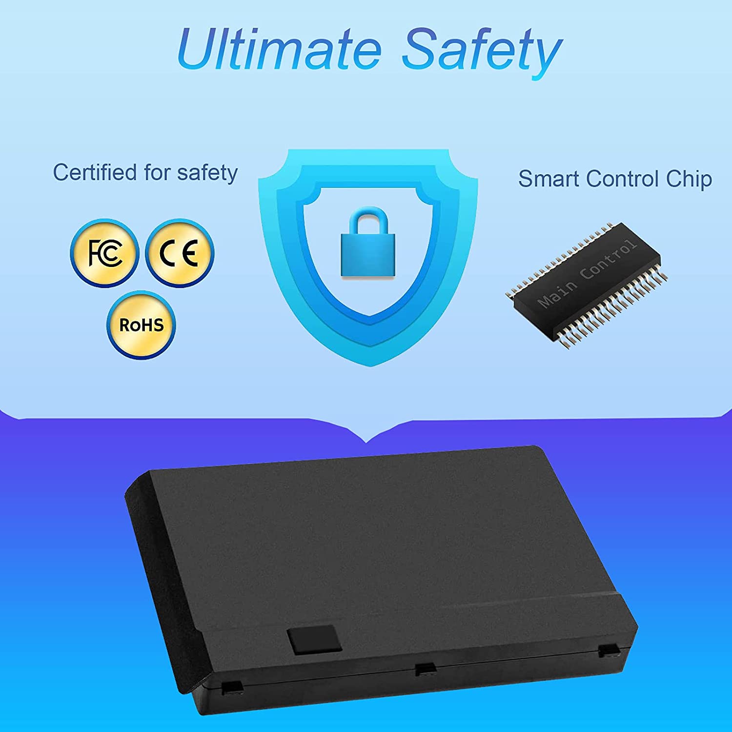 5200mAh Batterier Clevo K590S-I7