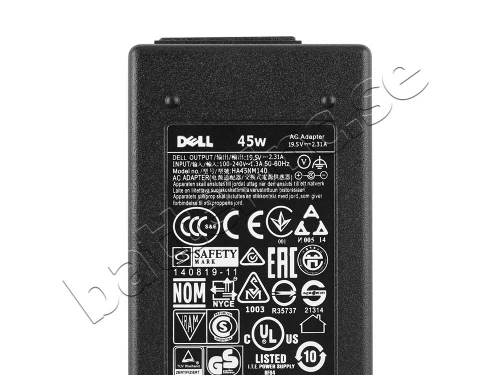 45W Dell ADP-45JD B Original AC Adapter Laddare