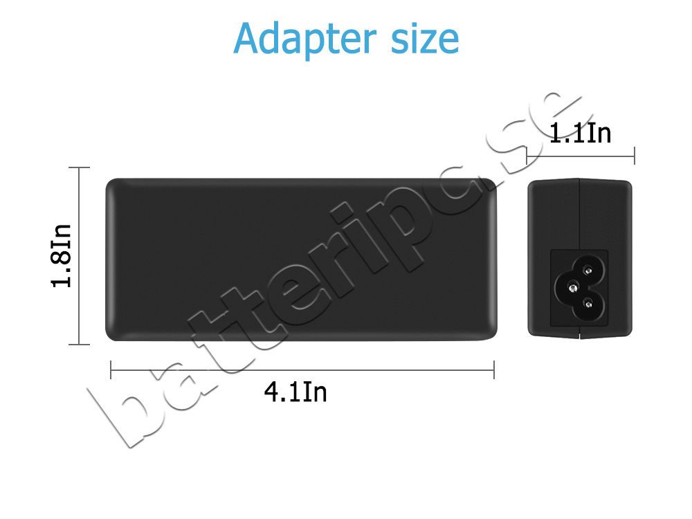 65W Dell 5NW44 Original AC Adapter Laddare