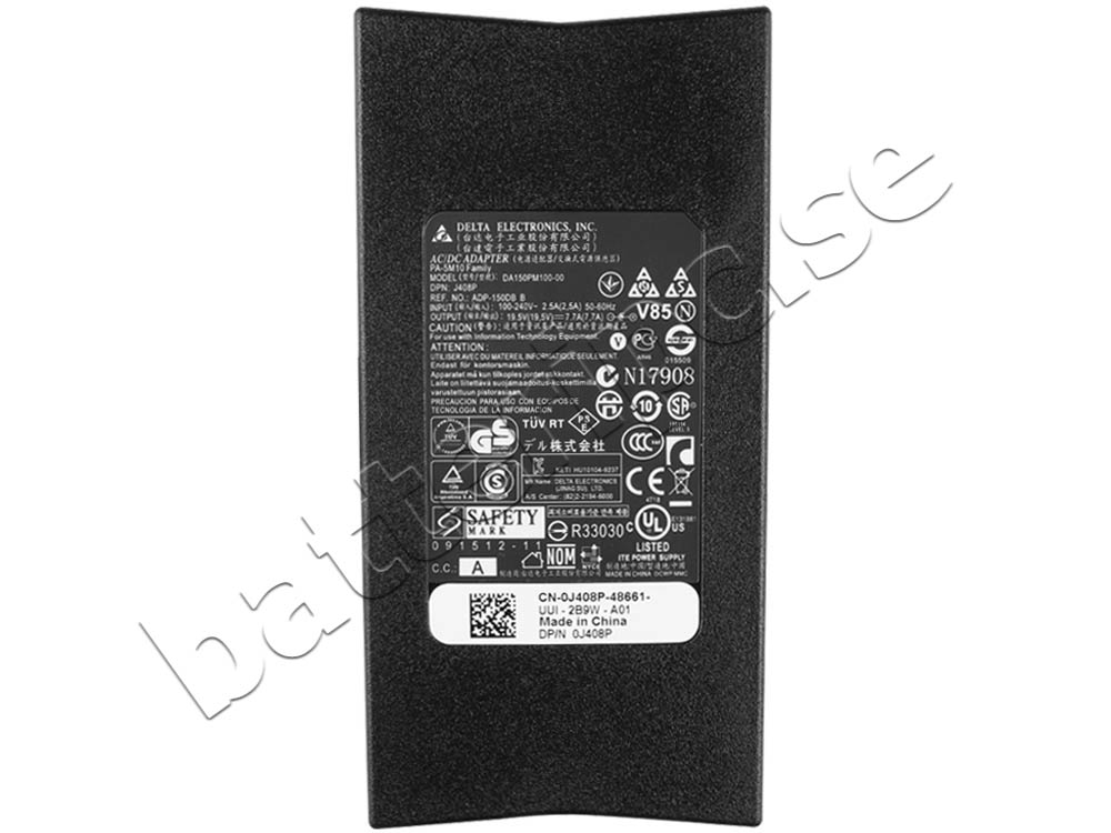 150W Dell LA150PM121 Original AC Adapter Laddare