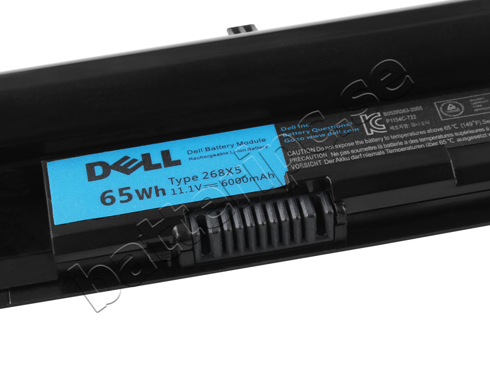 Original 5800mAh 65Wh Batterier Dell 0268X5