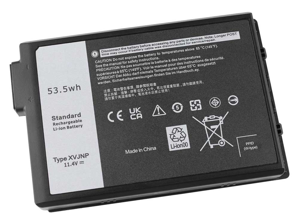 Batterier Dell Latitud 5430 Rugged P148G P148G001 4457mAh 53.5Wh
