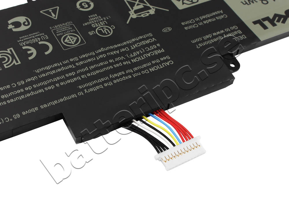 Original 18Wh Batterier Dell Mötesplats 8 Proffs 5830 T01D T01D001