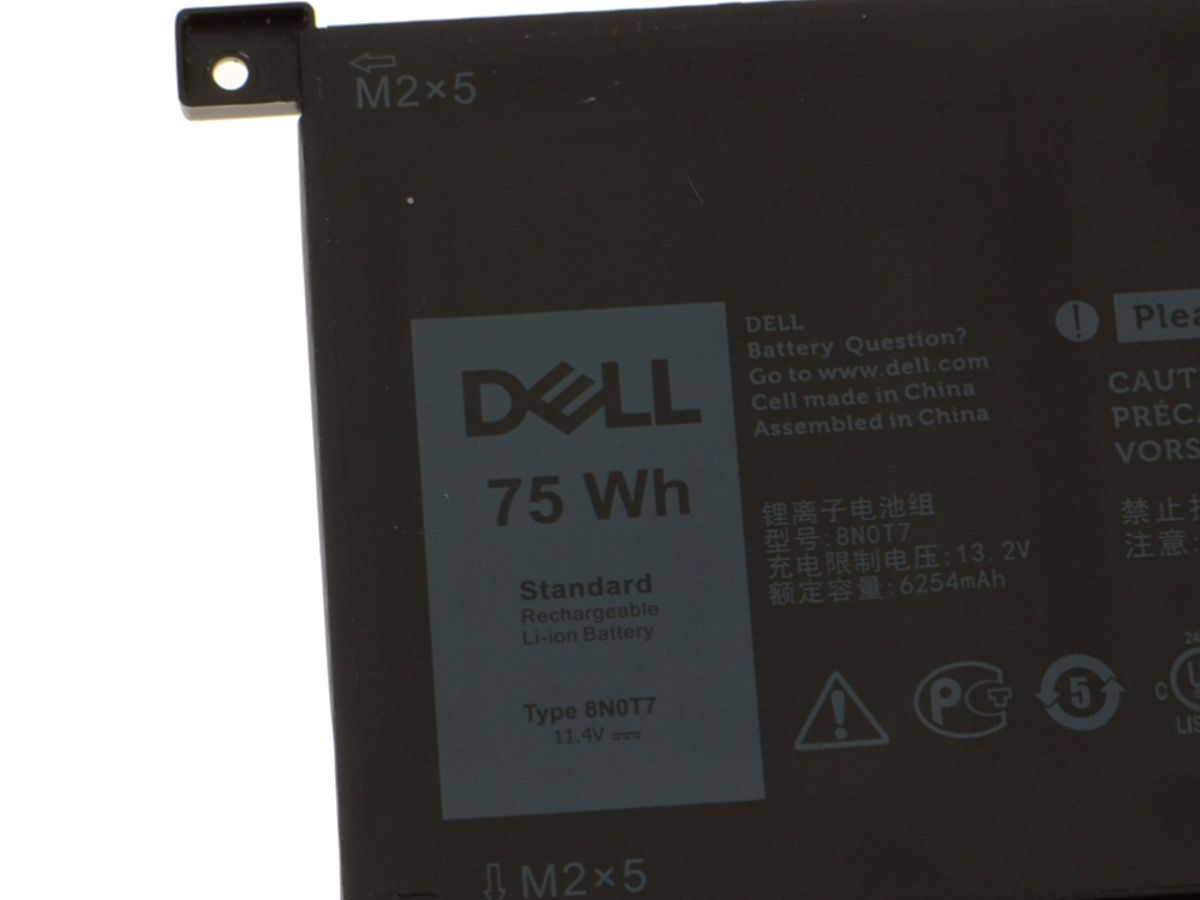 75Wh Original Batterier Dell 8N0T7