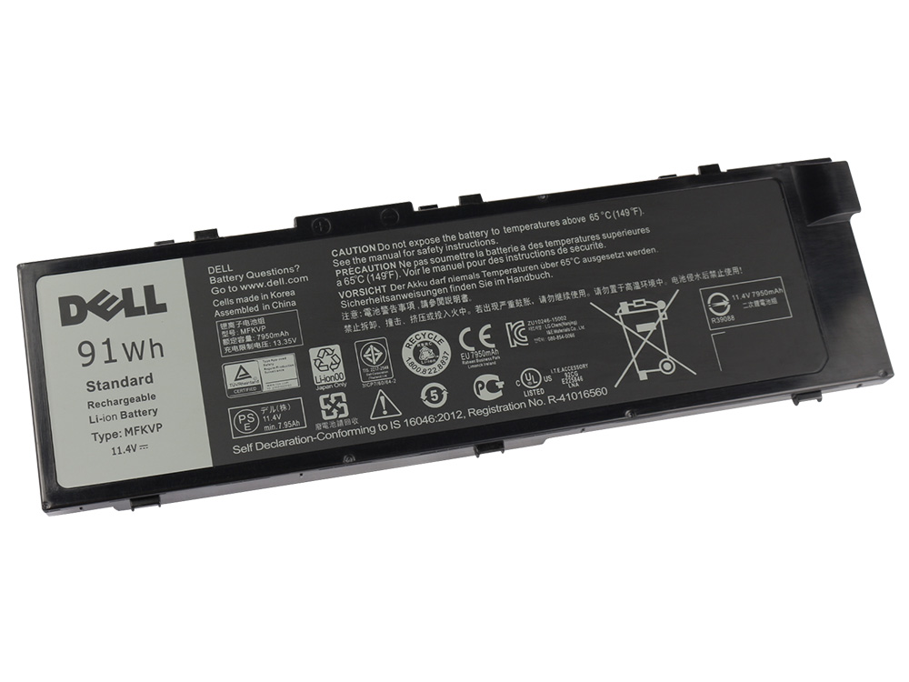 Original 91Wh Batterier Dell Precision 7510 P53F P53F001