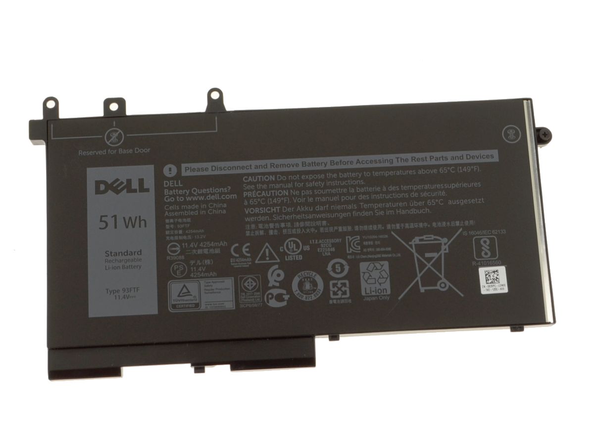 51Wh Original Batterier Dell Latitud 15 5590 P60F002