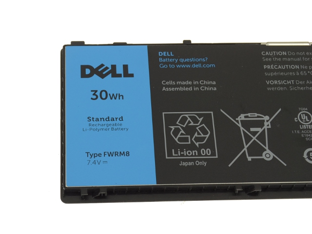 Original 4000mAh 30Wh Batterier Dell Latitud 10 tablet Series