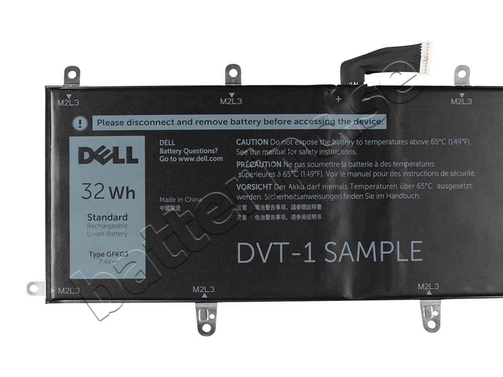 Original 32Wh Batterier Dell GFKG3 0GFKG3 WH96V VN25R 10Pin