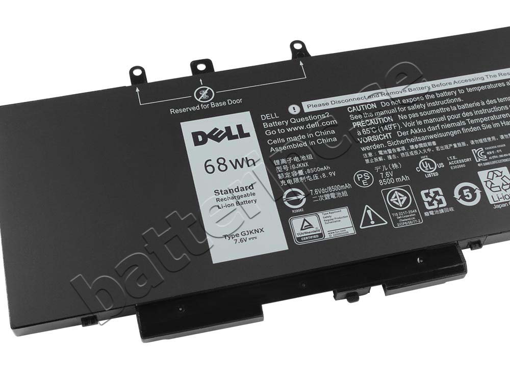 68Wh Original Batterier Dell 5YHR4 451-BBZG