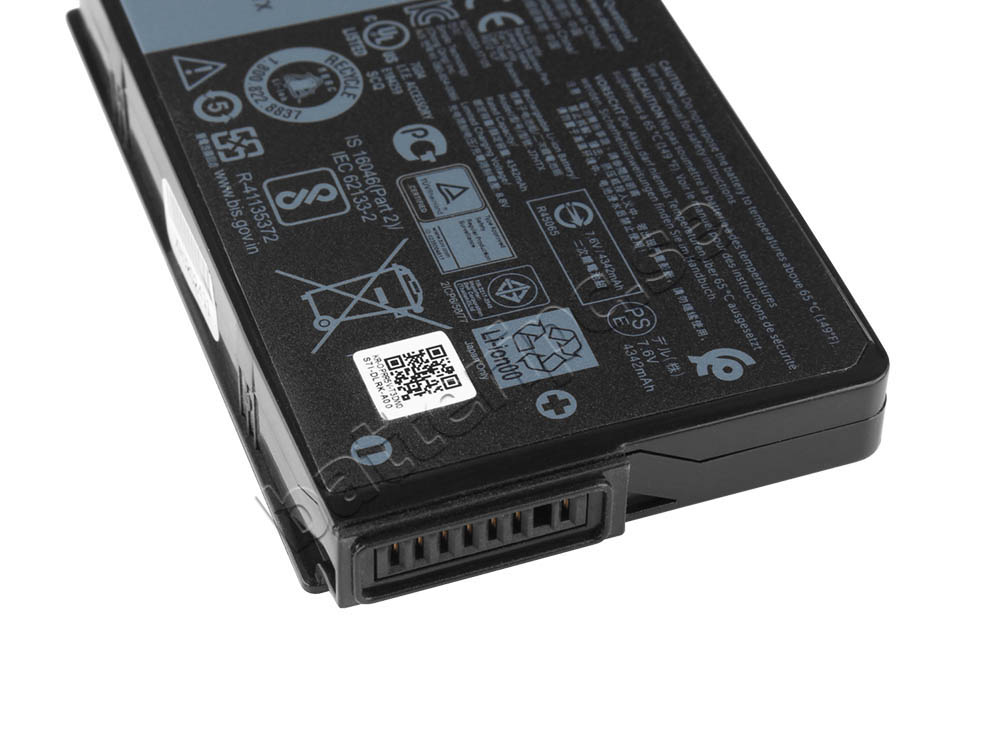 Original 4342mAh 34Wh Batterier Dell Latitud 12 Rugged Tablet 7212