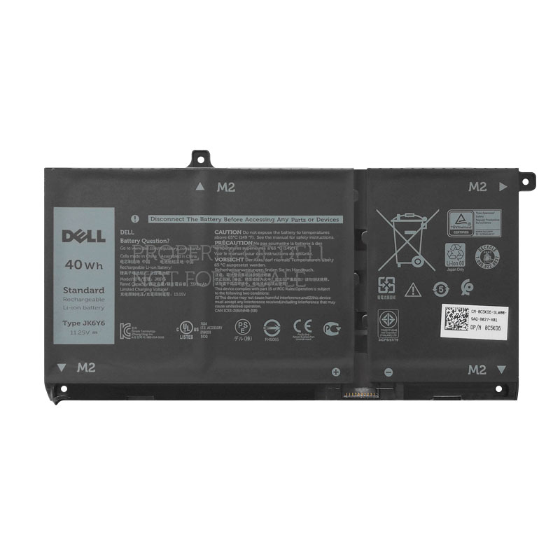 Original 3550mAh 40Wh Batterier Dell Vostro 5401 P130G001