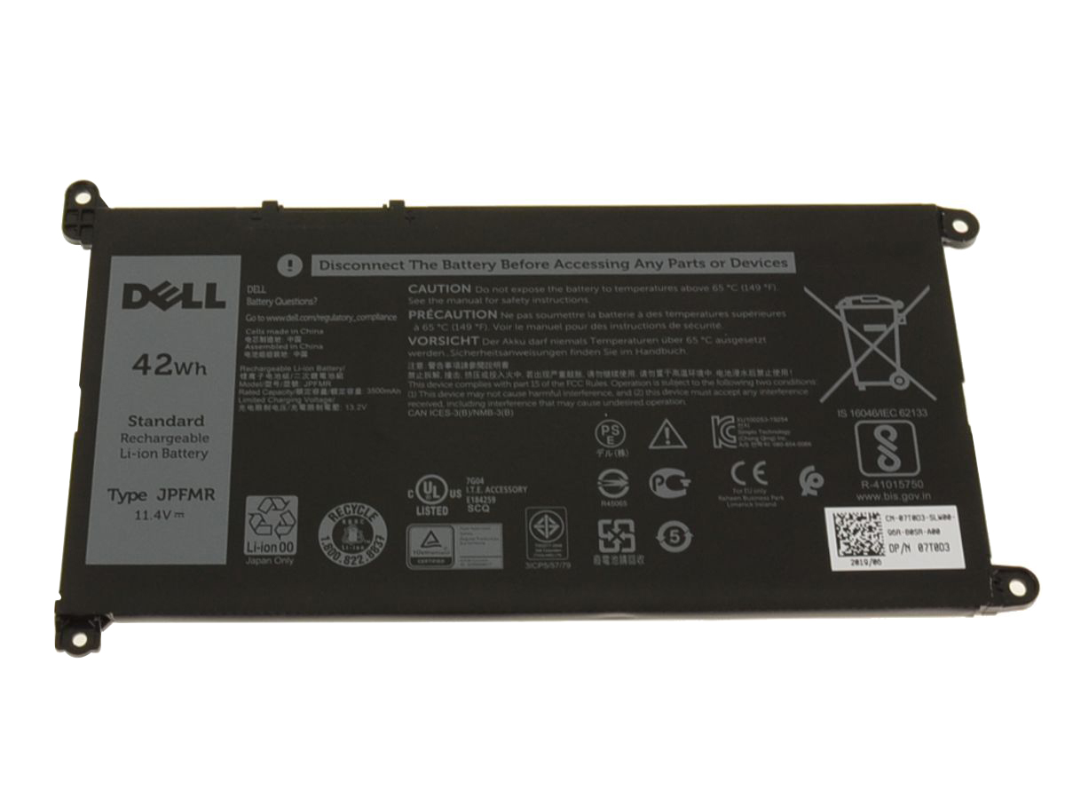 Original 42Wh Batterier Dell Chromebook 3100 2-in-1 P30T P30T001