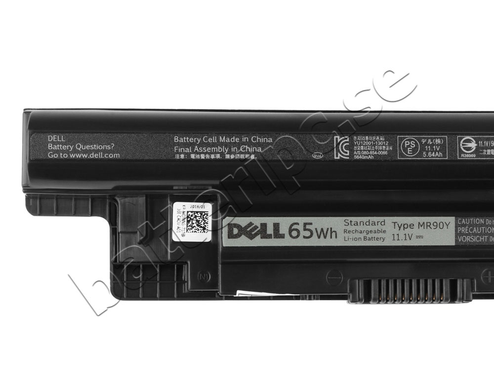 5800mAh Dell 49VTP 4DMNG 4WY7C 0MF69 Original Batterier