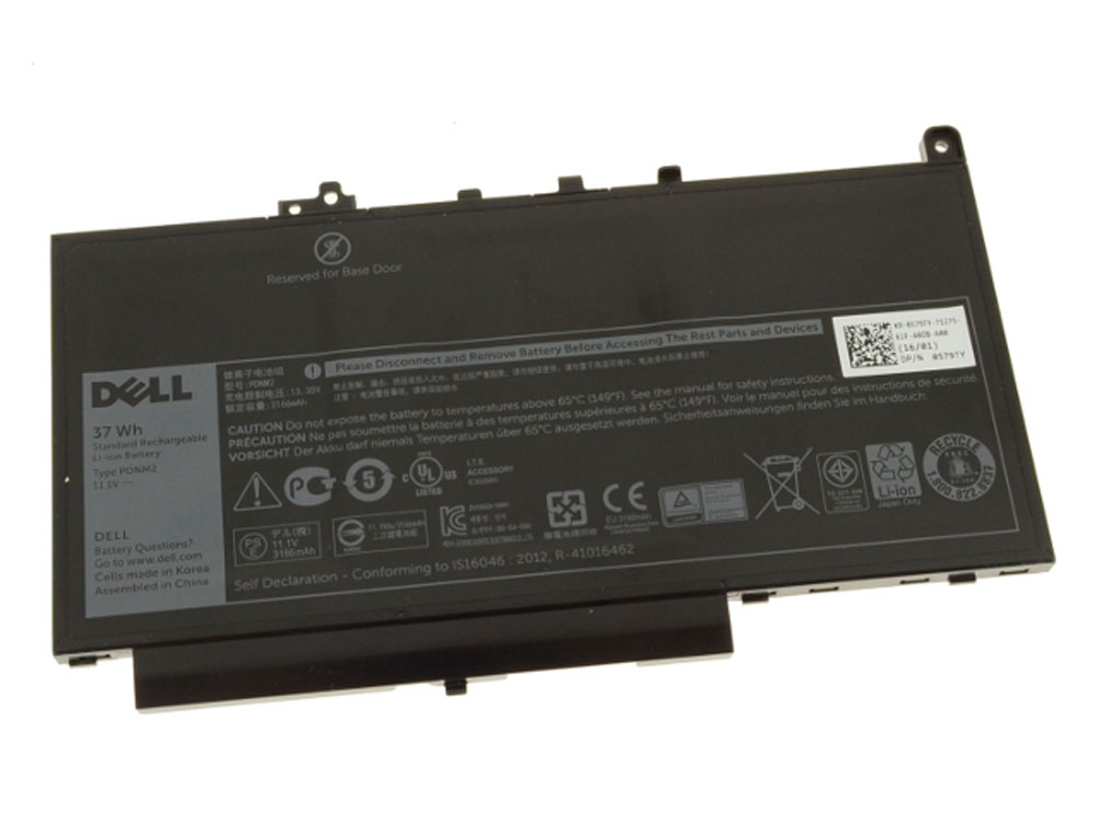 Original 37Wh Batterier Dell 7CJRC 07CJRC 7PCMN