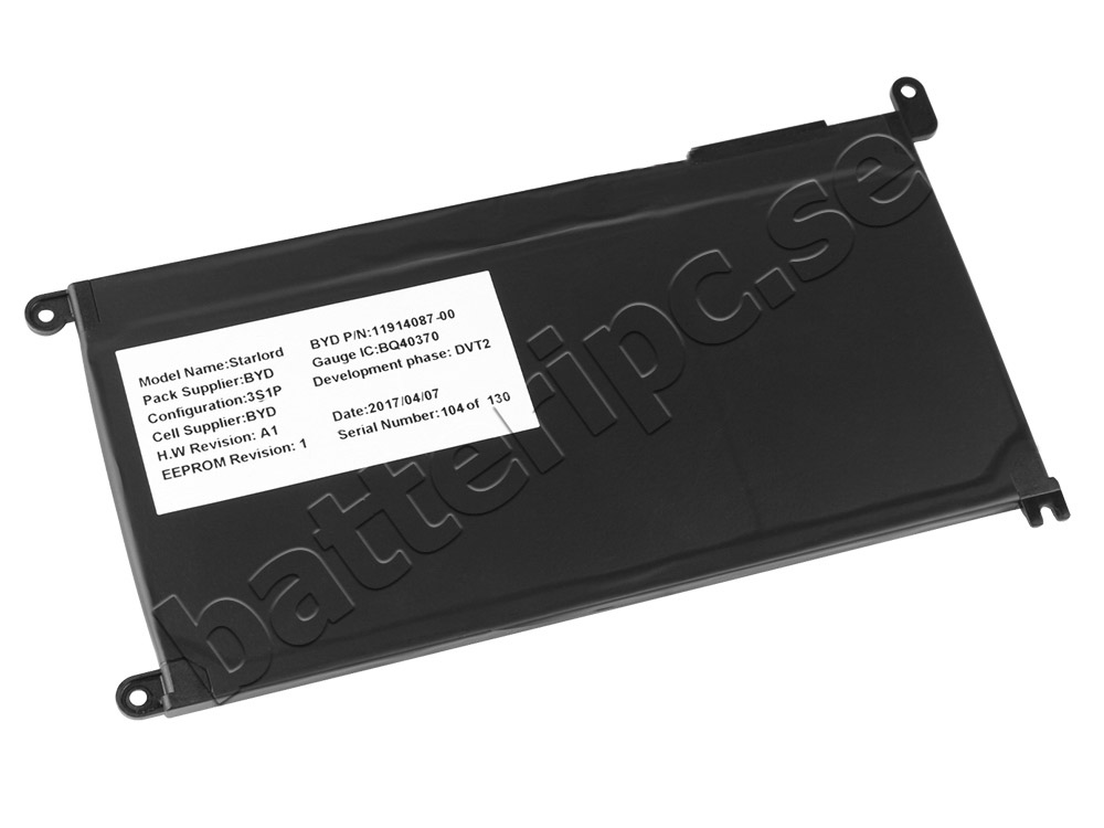 42Wh Original Batterier Dell Inspiron 17 5770 P35E001