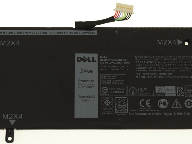 Original 34Wh Batterier Dell Latitud 13 7370