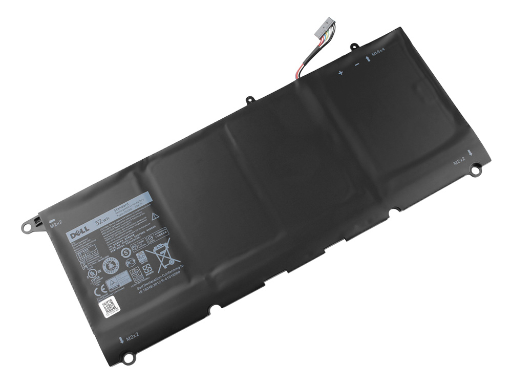 52Whr Batterier Dell JD25G RWT1R XPS 13 9343 P29G004