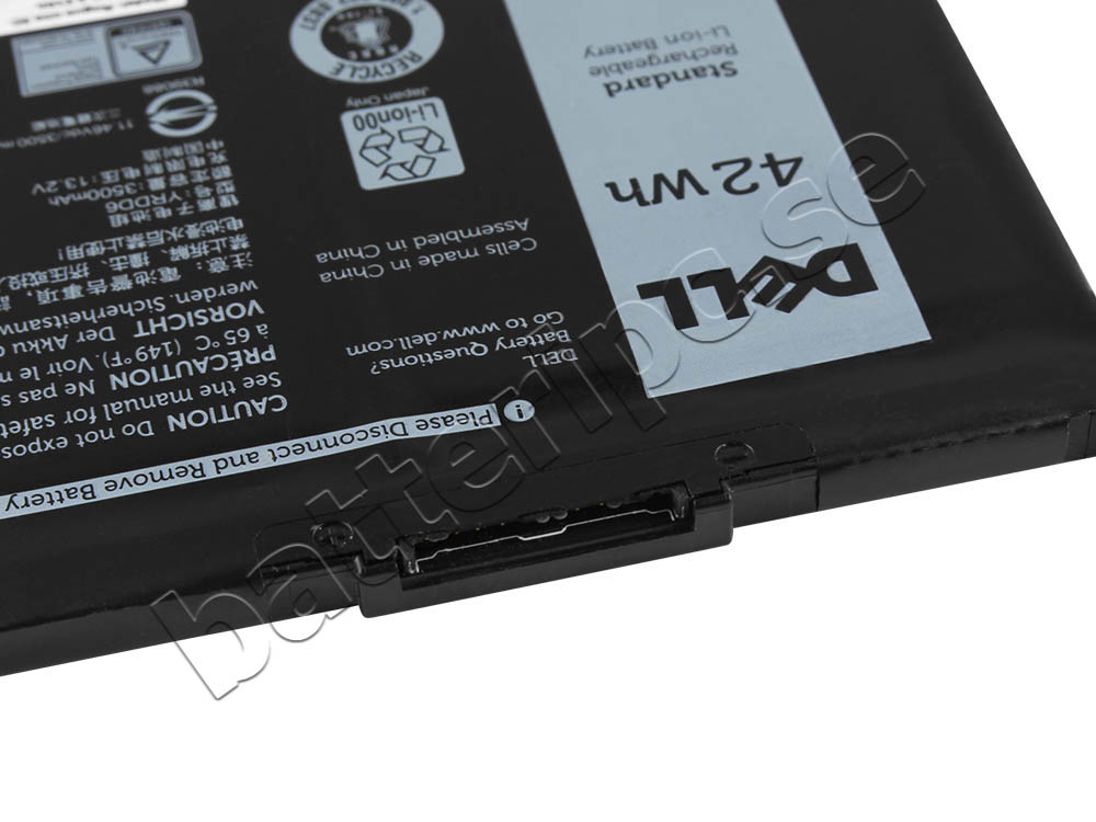 Original 3500mAh 42Wh Batterier Dell Inspiron 14 5481 P93G001