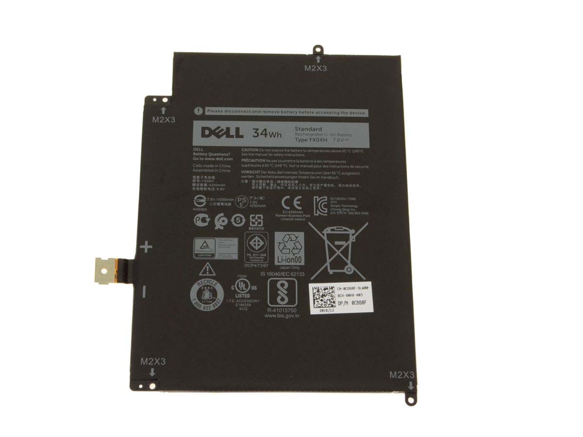 Original 4250mAh 34Wh Batterier Dell C668F 0C668F